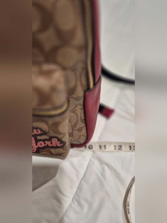 COACH Medium Charlie Backpack In Signature Canvas With Graffiti main image 13